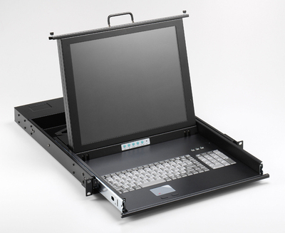 SMK-520 1U上架工業(yè)鍵盤顯示器 便攜式工控機(jī)的全能顯示終端